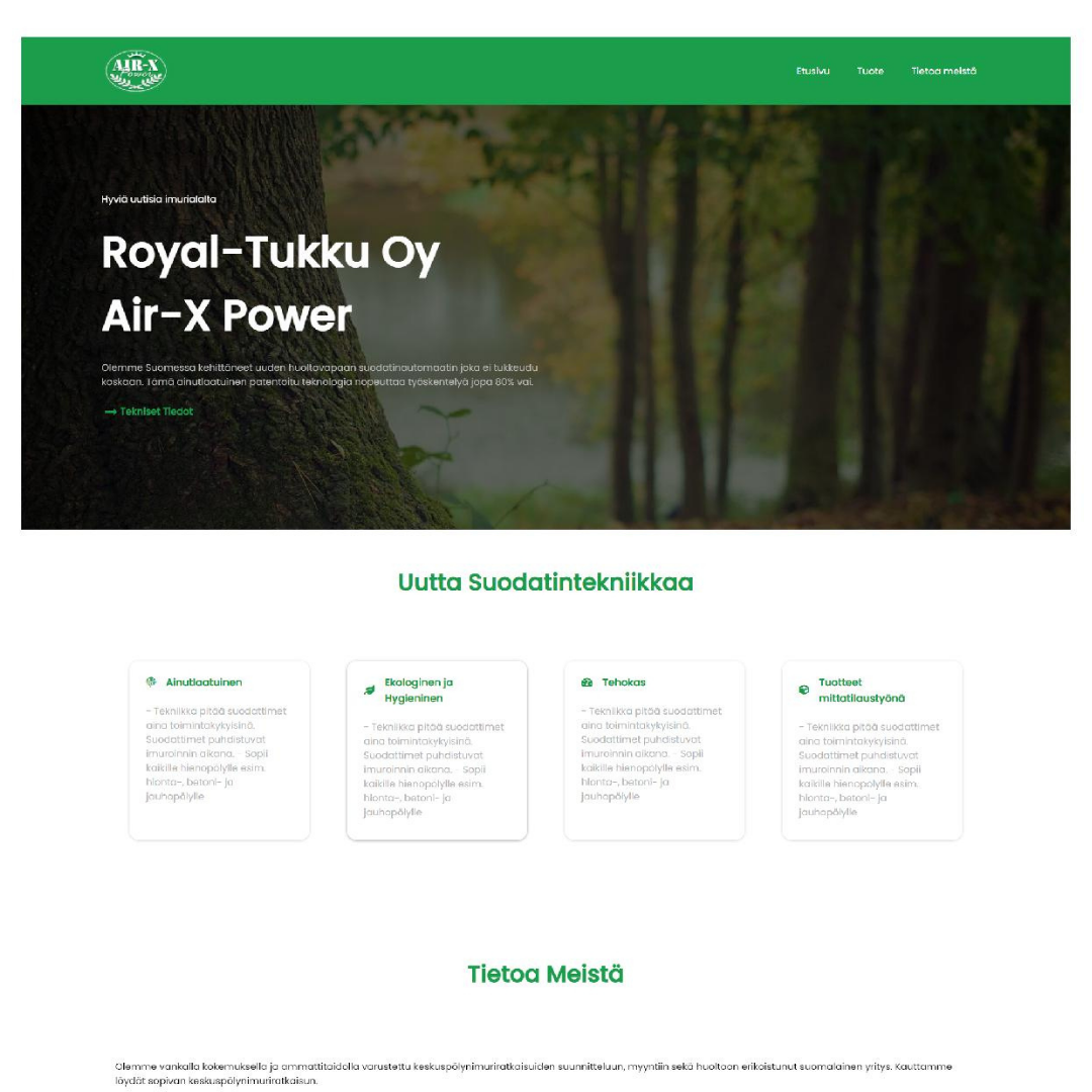 Royal-tukku | Alireza Ebrahimi Full stack web developer, alireza.fi