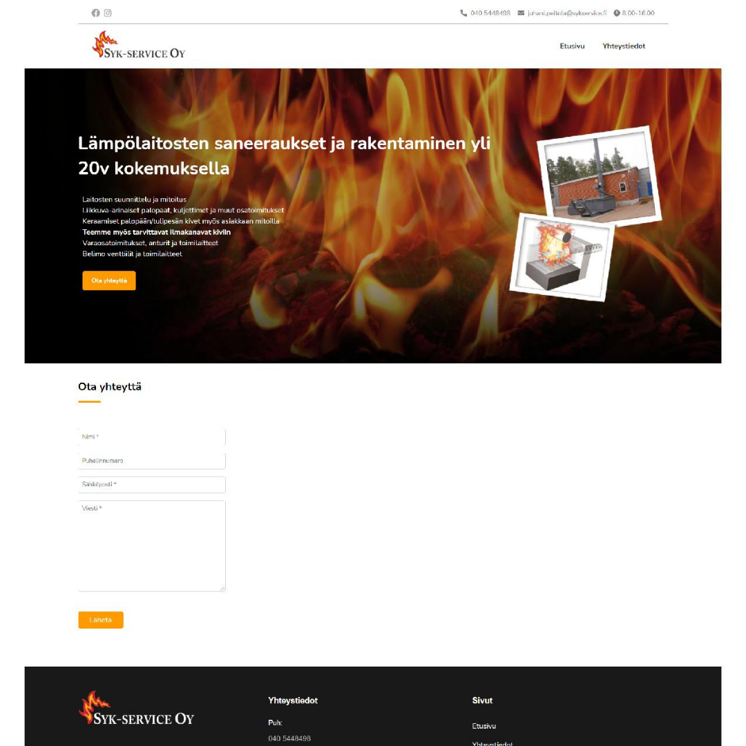 SykService | Alireza Ebrahimi Full stack web developer, alireza.fi